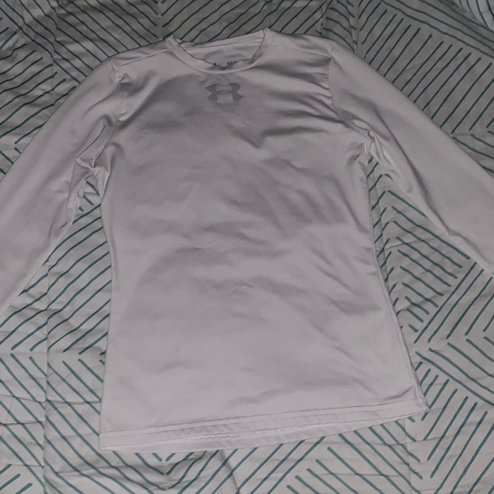 youth under armour fitted coldgear shirt